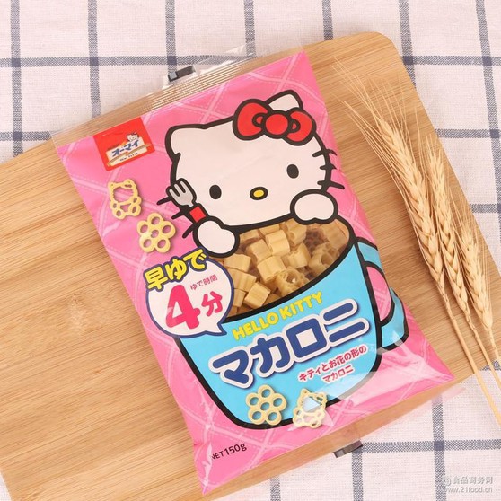 Mì Nui Hình Hello Kitty Nhật Túi 150g Cho Bé Ăn Dặm [HSD T9/2024]