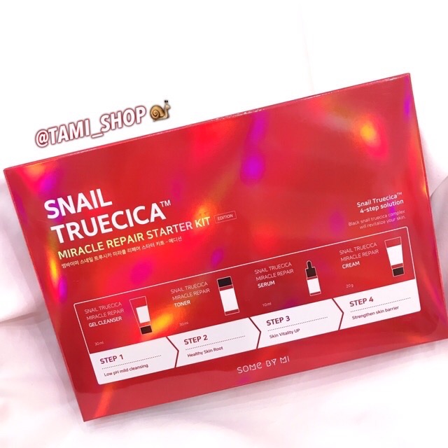 Set Dưỡng Some By Mi Snail Truecica Miracle Repair Stared Kit