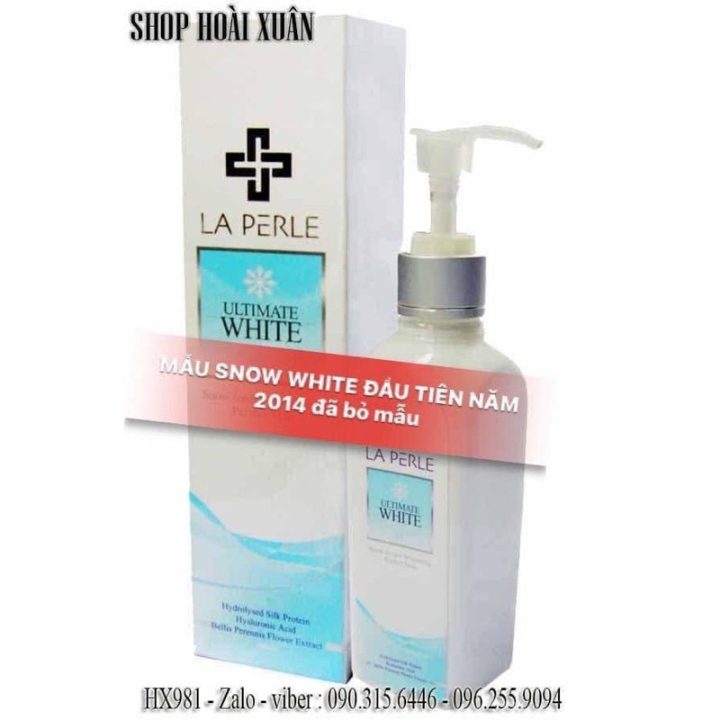 Kem dưỡng da toàn thân Laperle white skin lotion silk protein body time less Truth Snow white - HX1720