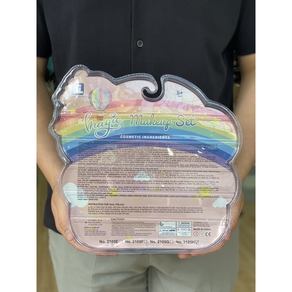 Set làm nail 3 lọ kèm gương hoặc 6 lọ kèm phụ kiện