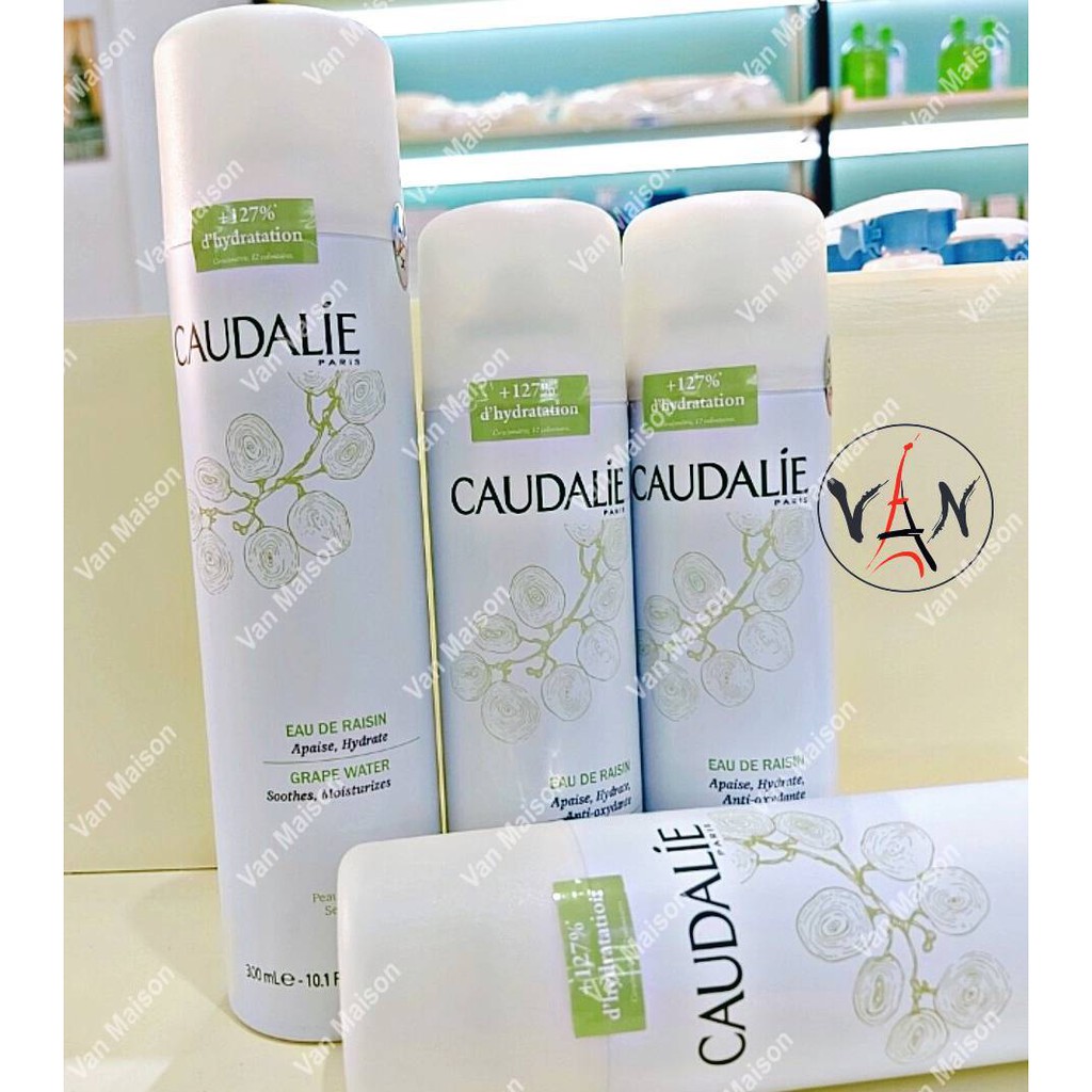 Caudalie xịt khoáng nho caudalie giữ ẩm và chống lão hóa dành cho mọi loại da 75ml - 200ml - 300ml Van maison