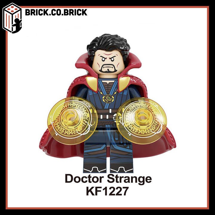 Đồ chơi lắp ráp minifigure và non lego mô hình nhân vật siêu anh hùng Marvels - Thanos- Doctor Strange, Captain - KF6101