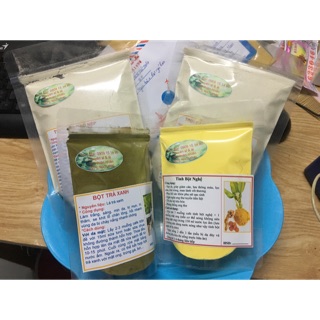 Combo cám gạo - trà xanh - tb nghệ