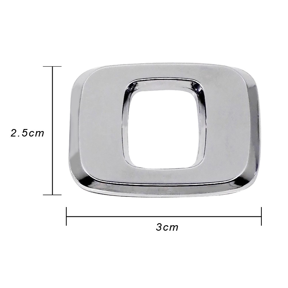 Miếng Dán Chữ Số 3d Trang Trí Xe Hơi Mercedes Benz C200 C220 C230 C250 C260 C300 C320 C350