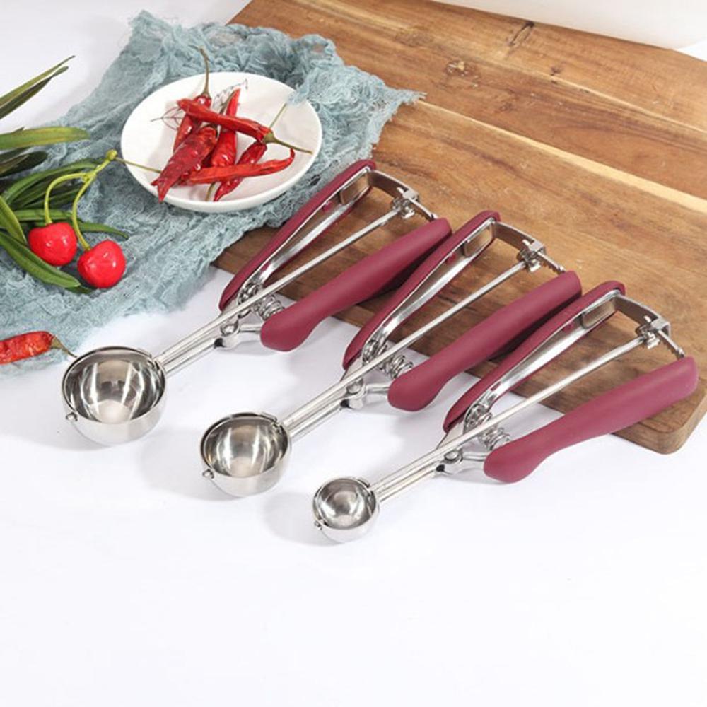 Muỗng Múc Kem / Dưa Hấu / Bánh Quy Bằng Inox Tiện Dụng