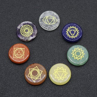 Set 7 Viên Đá Chakra Phong Thủy