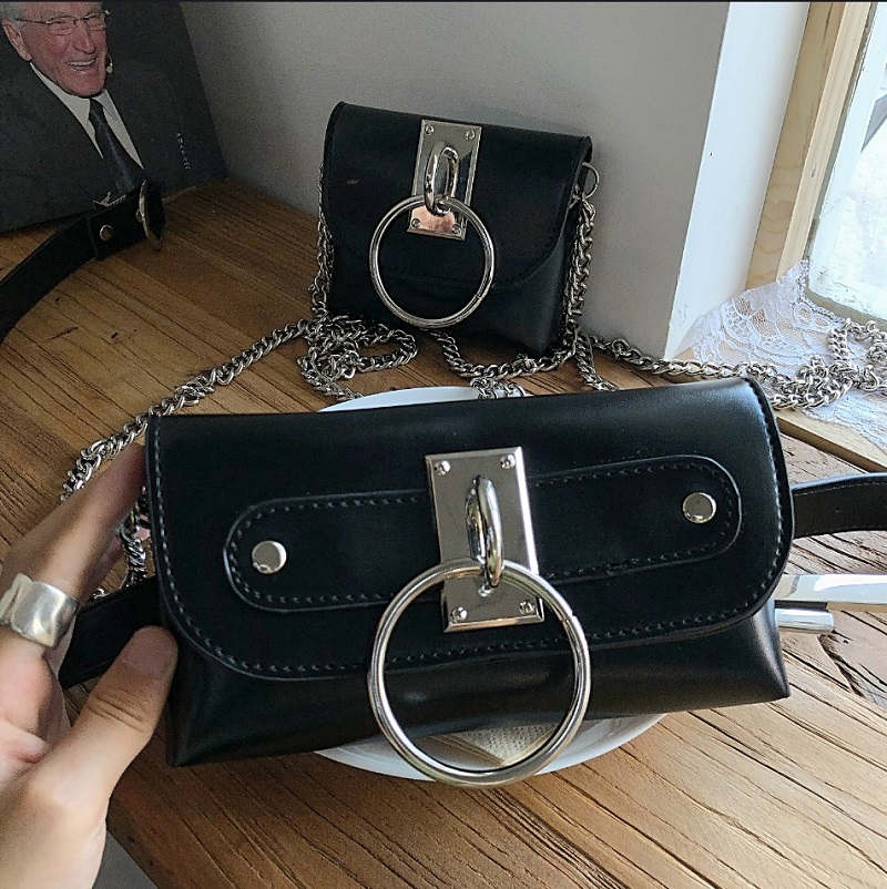 Korean version of the fashion belt removable waist bag women cool ins retro bag small bag tide mobile phone bag oblique bag