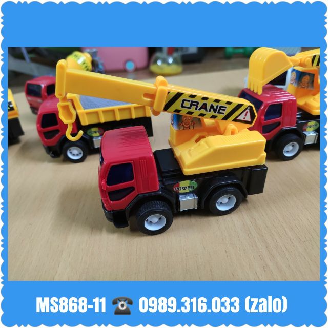 Bộ sưu tập đồ chơi 6 xe công trình cỡ to 86811