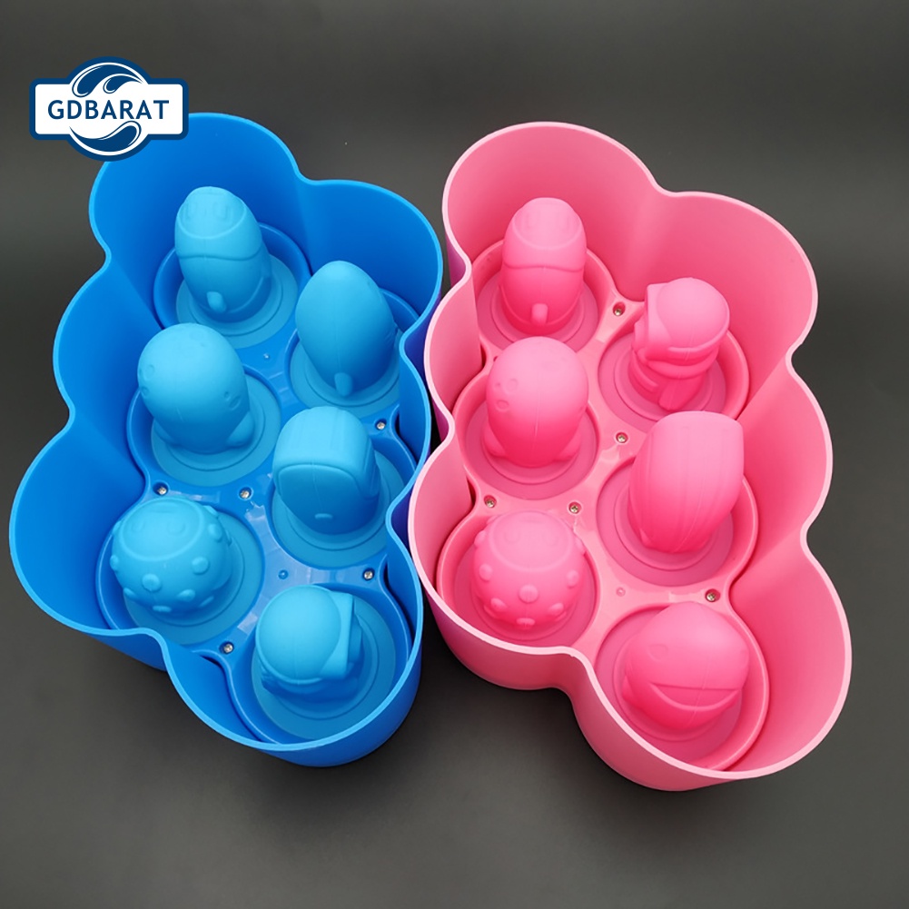 Khuôn Silicone Làm Bánh 6 Ngăn Tiện Dụng