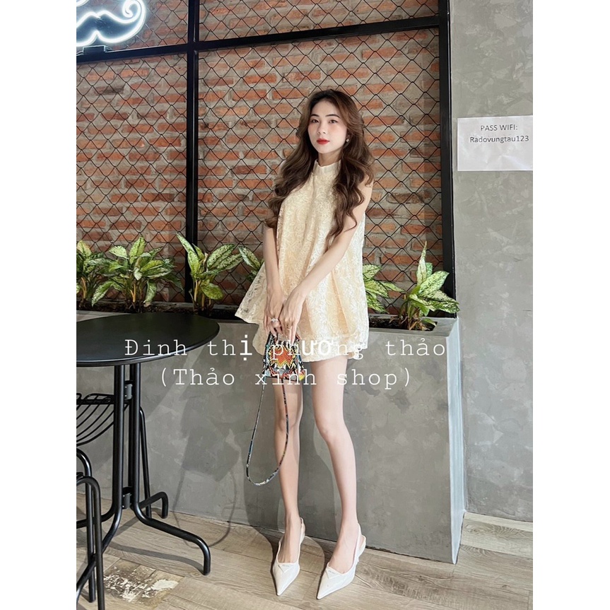 SET ĐỒ NỮ YẾM HỌA TIẾT HOA GÂN SIÊU ĐẸP, KIỂU DÁNG TIỂU THƯ BABY ĐI DẠO ĐI CHƠI
