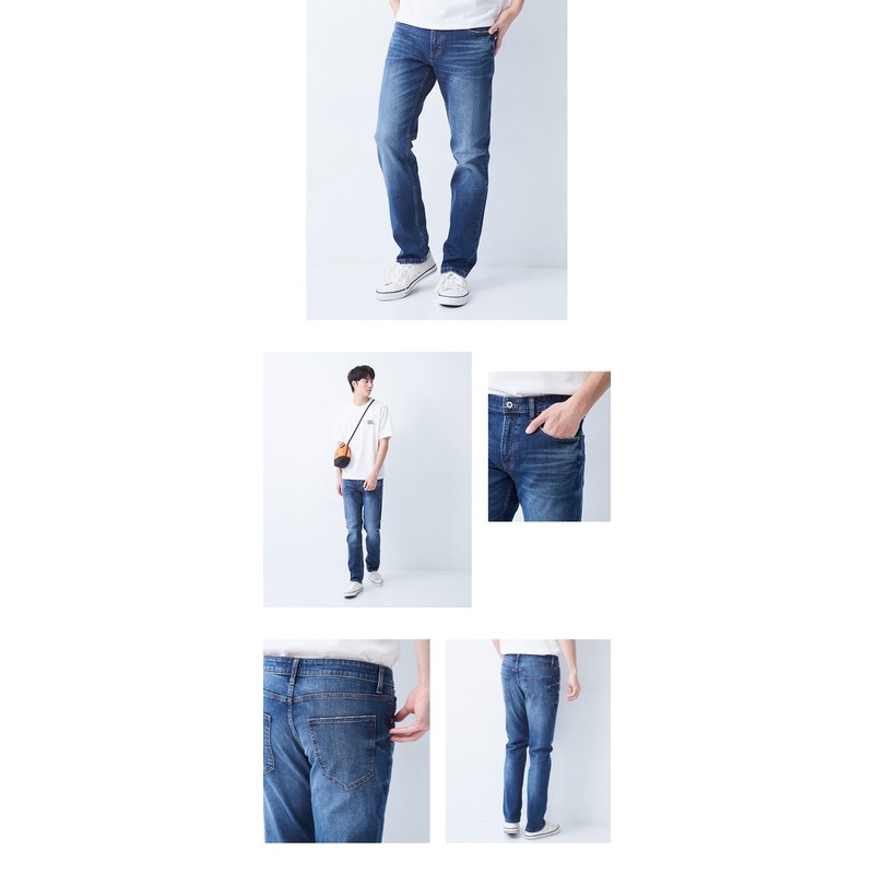 [TG STORE] Quần jean nam dáng dài dư xịn Net màu xanh