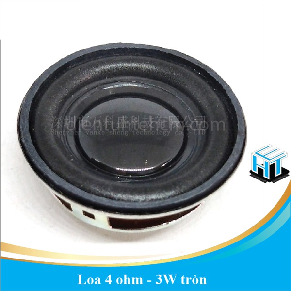 Loa 4 ohm - 3W tròn đường kính 40mm