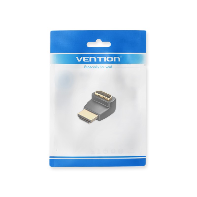 Đầu Nối HDMI VENTION Góc 90 Độ 4k 3D 1080P