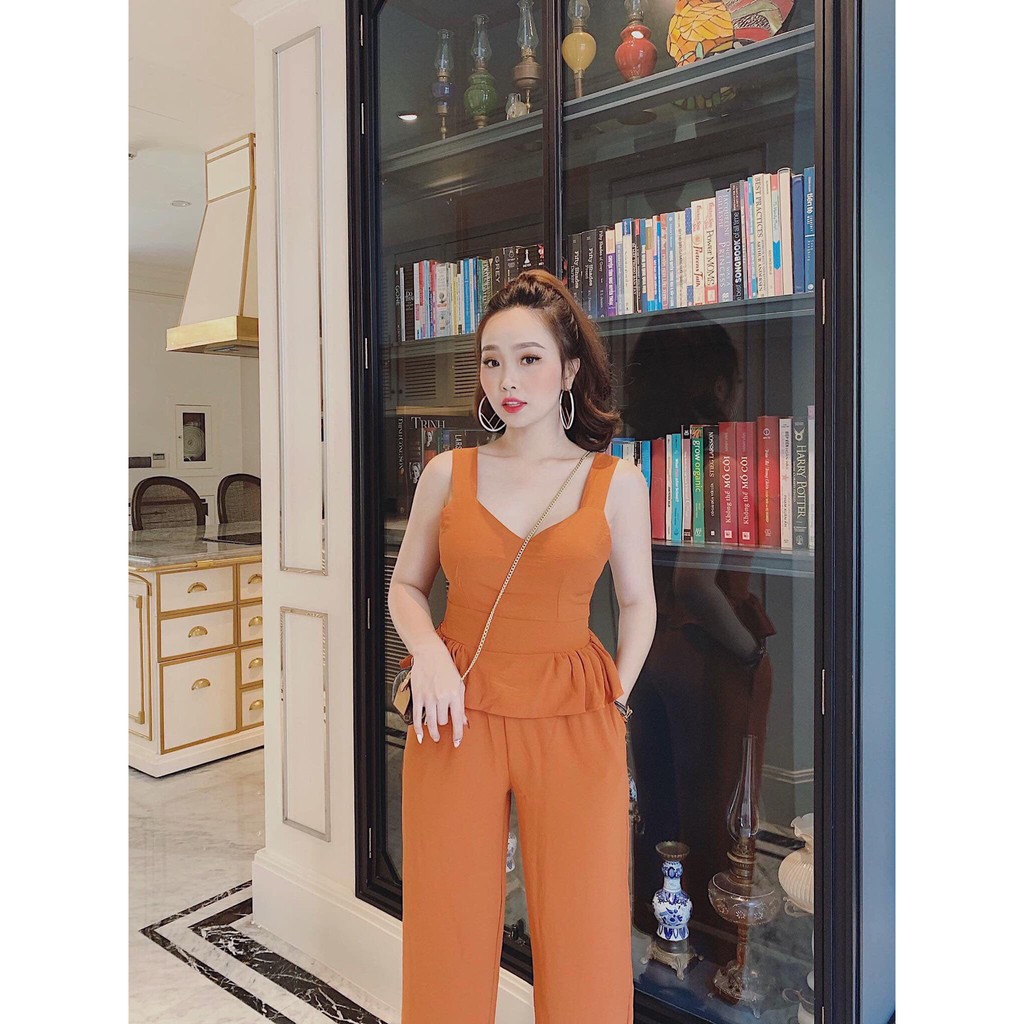 (S49) Set nữ peplum 2 dây