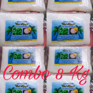 Combo 8 kí Thạch dừa thô (tặng hương dừa tự chọn)