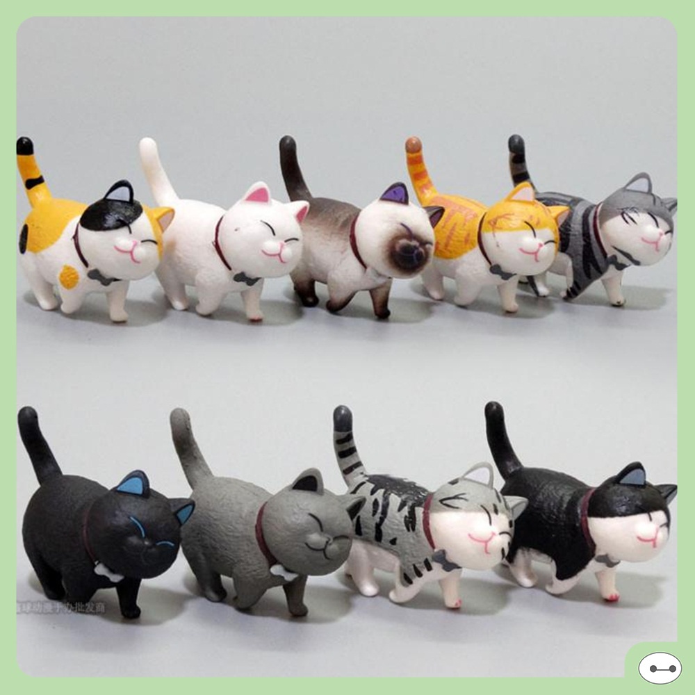 Mô Hình Từng Nhân Vật Mèo  Kawaii Đáng Yêu - Giao Ngẫu Nhiên