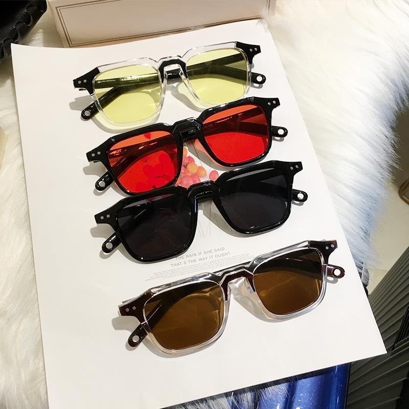 Kính mát gọng oval thiết kế thời trang phong cách Hàn Quốc cho nam và nữ