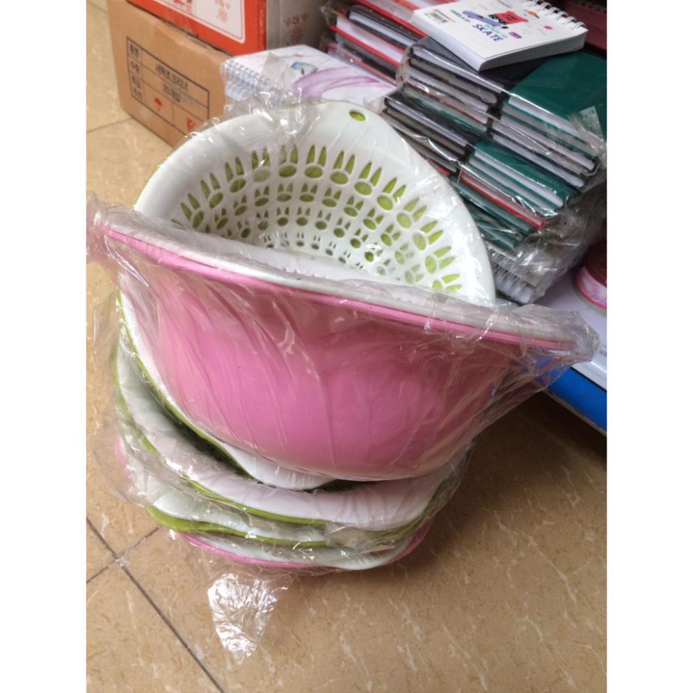 RỔ NHỰA 2IN1 -Rổ thông minh rửa rau hoa quả tiện ích