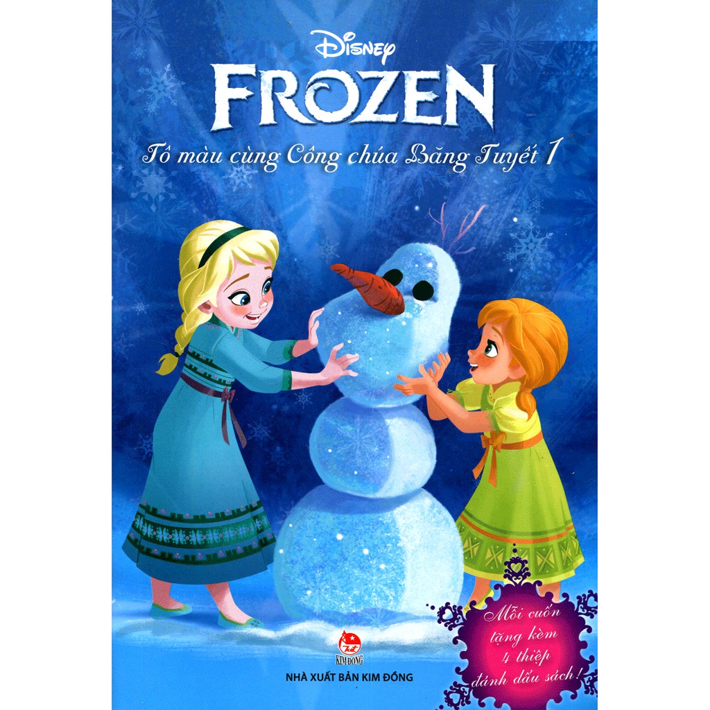 Sách - Frozen - Tô Màu Cùng Công Chúa Băng Tuyết (Tập 1)