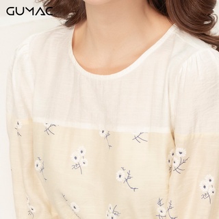Đầm hoa phối đô GUMAC DA913