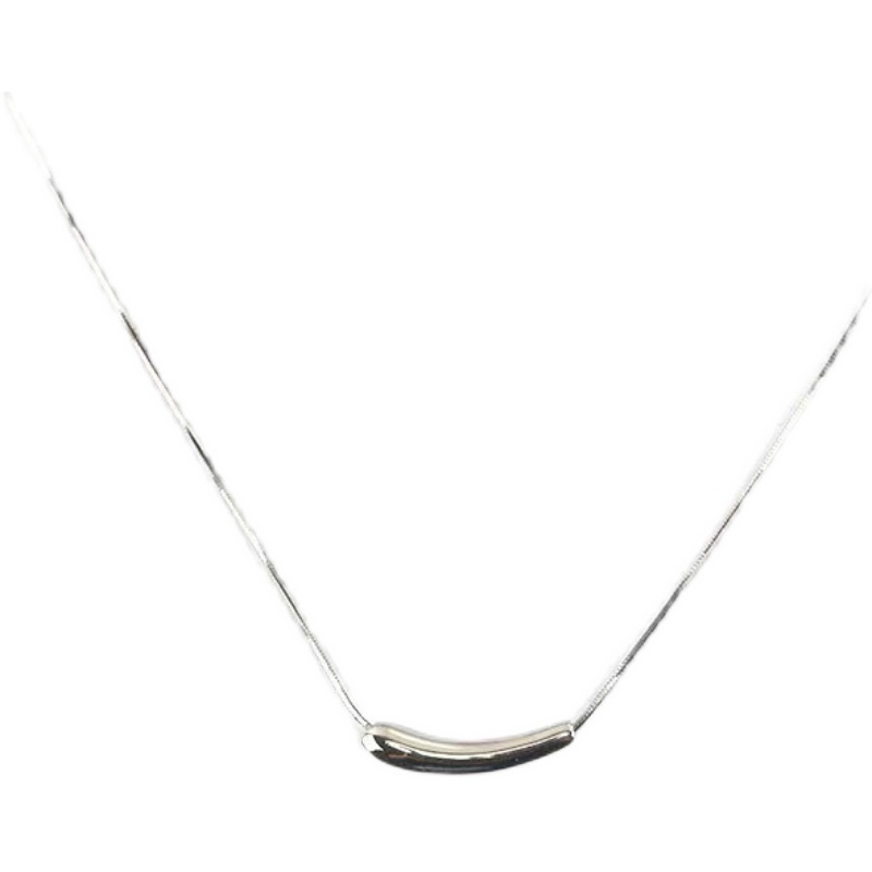 Vòng cổ Dạng Xích Ngắn Hình Xương Rắn Đơn Giản Phong Cách hip hop Cho Nam Và Nữ