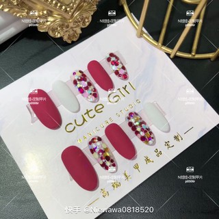 sét trang trí chấm tròn ẩn gel trang trí móng