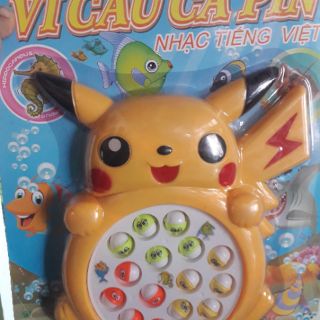 Câu cá đồ chơi cho bé hình pokemon