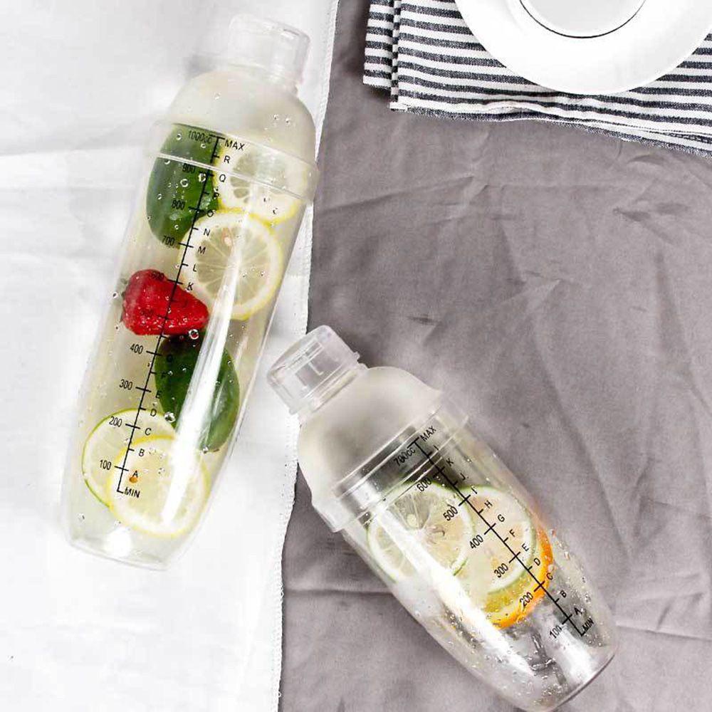 Bình Lắc Pha Chế Cocktail Bằng Nhựa Trong Suốt 300/500/700/1000ml