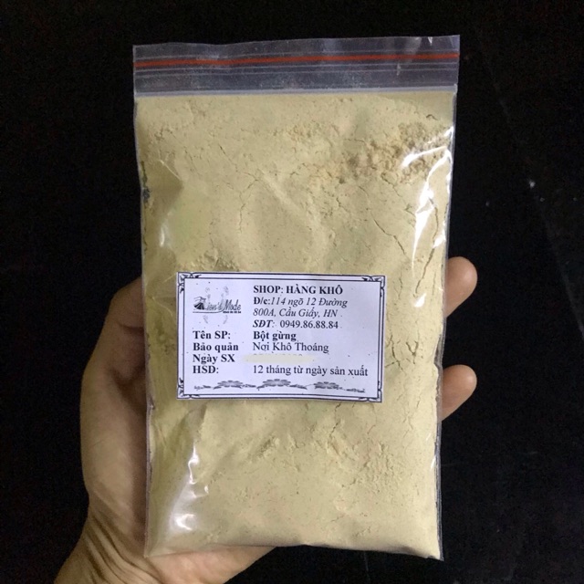 100gr Bột gừng nguyên chất