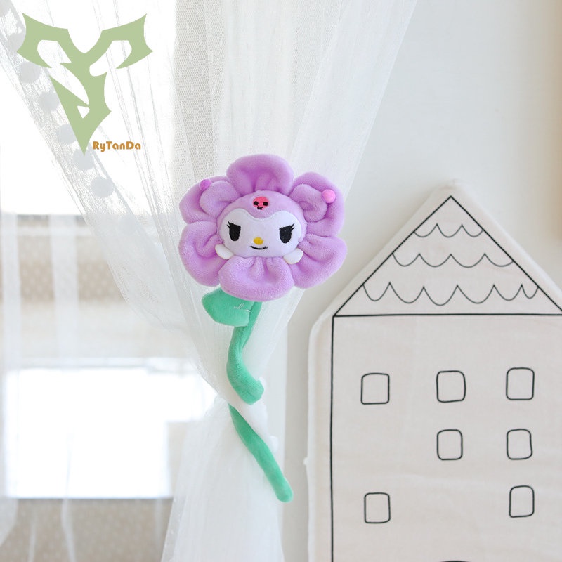 Móc Khóa Hình Cánh Hoa Melody Nhồi Bông 7 Màu Dễ Thương