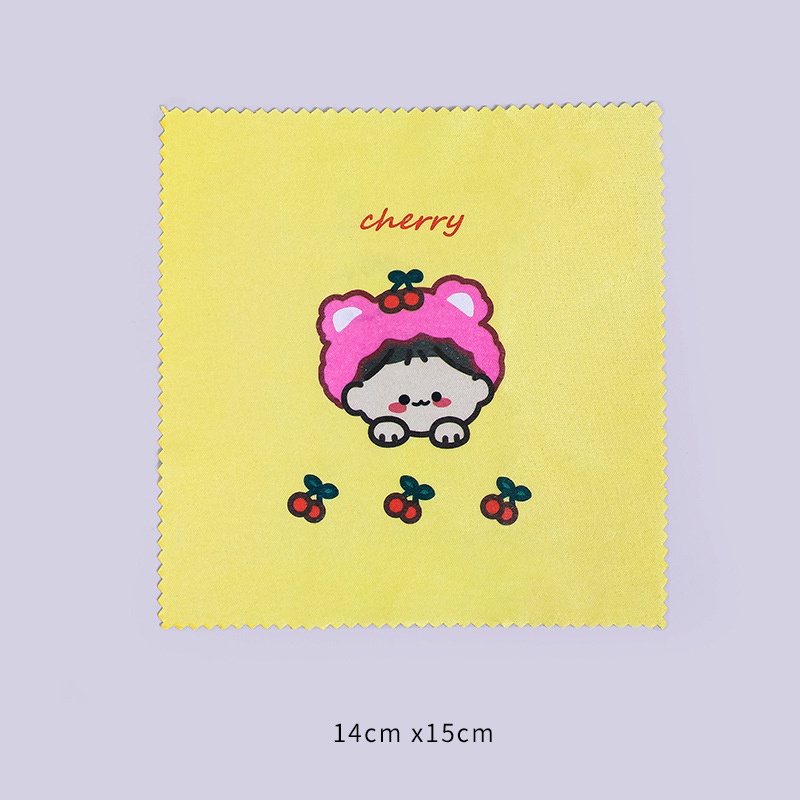 Khăn lau kính Doraemon, Hello Kitty, Pikachu dễ thương cute TooYoo BK00471