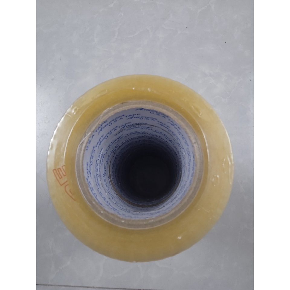 1 cuộn Băng keo trong (333g cuộn) khổ 48mm, 200yard, độ dính 50mic.