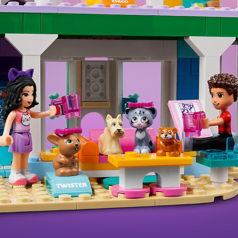 Đồ Chơi LEGO FRIENDS Cửa Hàng Chăm Sóc Thú Cưng 41718 (593 chi tiết)