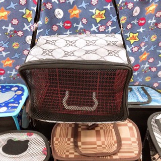 Túi đeo da kèm chuồng cho Sóc Bông, Sóc Bay, Sóc Đất...đi chơi