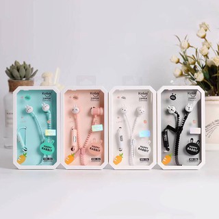 tai nghe zipper Happy Rabbit KN-26 tai nghe dễ thương