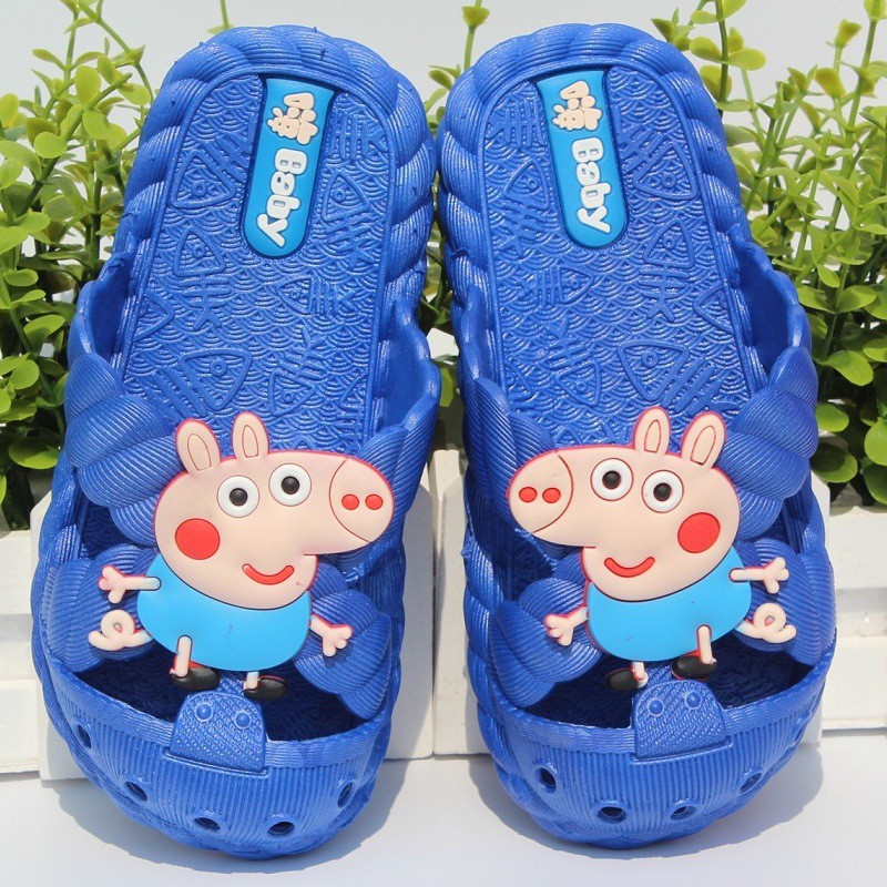 Dép nhiều màu hình heo Peppa xinh xắn cho bé từ 2-7 tuổi