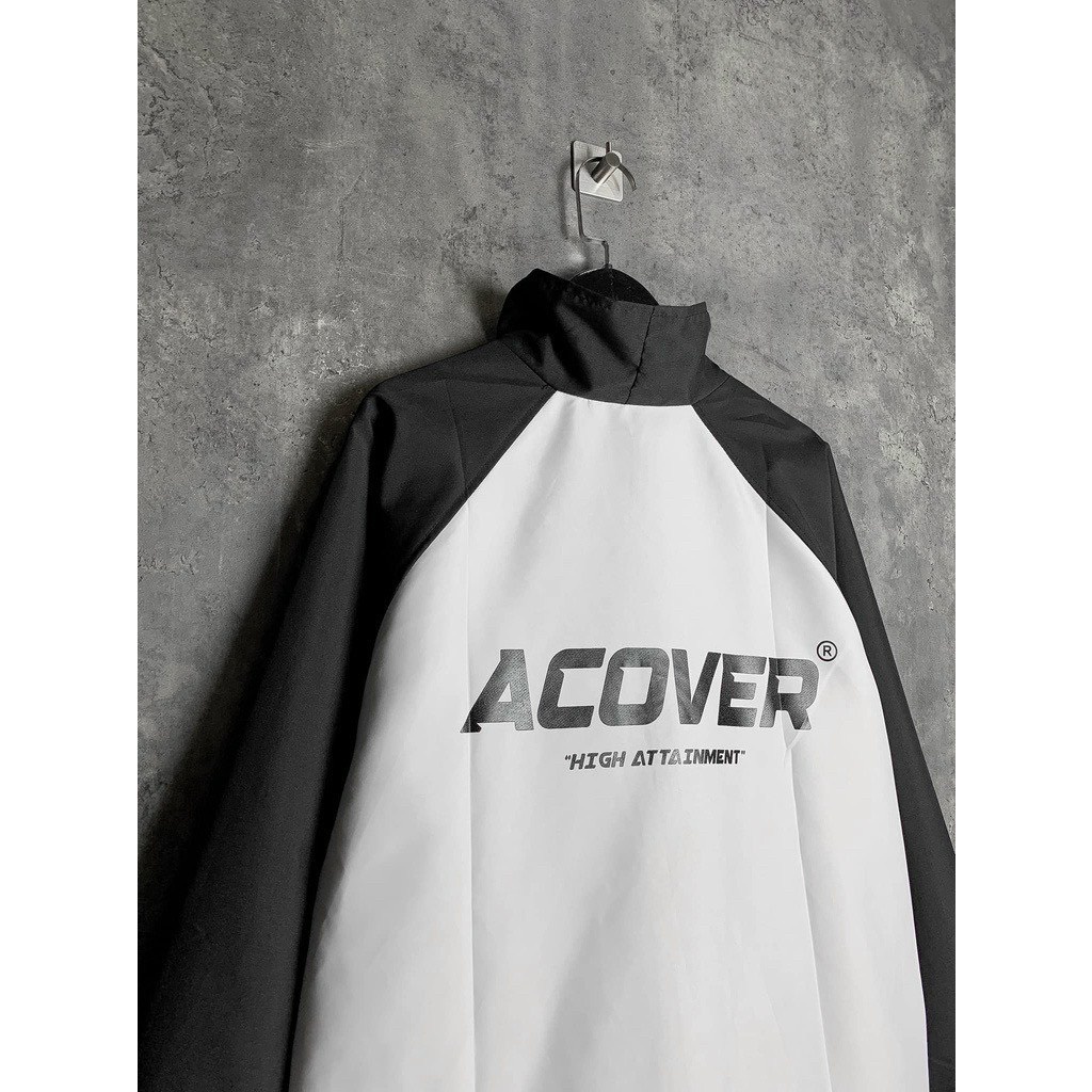Áo khoác gió nam nữ ACOVER 2 lớp Bassic, Áo bomber chất liệu dù 2 lớp chống nắng chống mưa chất đẹp.