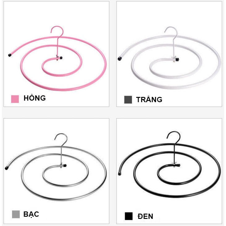 Móc treo phơi chăn, ga giường hình xoắn ốc