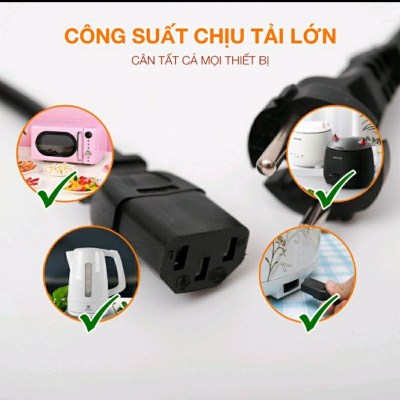 Dây cắm nồi cơm, dây cắm máy tính Vinamax