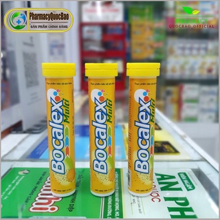 Viên sủi bổ sung vitamin Bocalex Multi 💥 Hỗ trợ nâng cao sức đề kháng, giảm mệt mỏi  💥 Tuýp 20 viên sủi