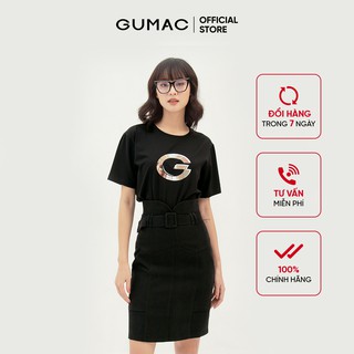 Chân Váy Phối Đai Lưng GUMAC VB390
