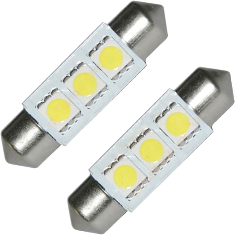 Set 5 đèn LED 36mm 5050 12V gắn bên trong xe hơi chuyên dụng