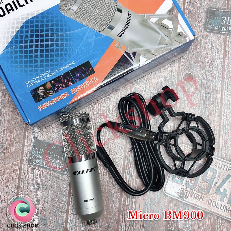 Mixer Aqta AXF 4 đi mic thu âm bm900 dây livestream chế dây truyền nhạc dây chia tai nghe và zắc 6.5 đủ bộ thu âm