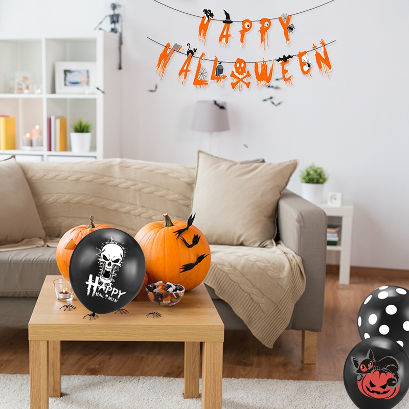 Bộ Dây Treo Bong Bóng Trang Trí Tiệc Halloween