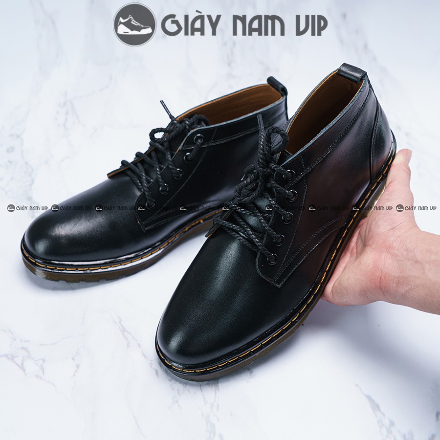 Giày Nam Da Bò Thật Cổ Lửng Cao Cấp Phong Cách GIAYNAMVIP Giày Đốc Nam Hàn Quốc Đế Khâu GVN04 | BigBuy360 - bigbuy360.vn