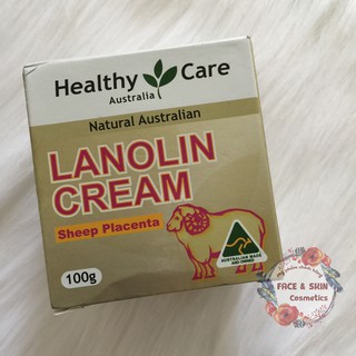 Kem Dưỡng Trắng Da Healthy Care Lanolin Cream 100g Của Úc