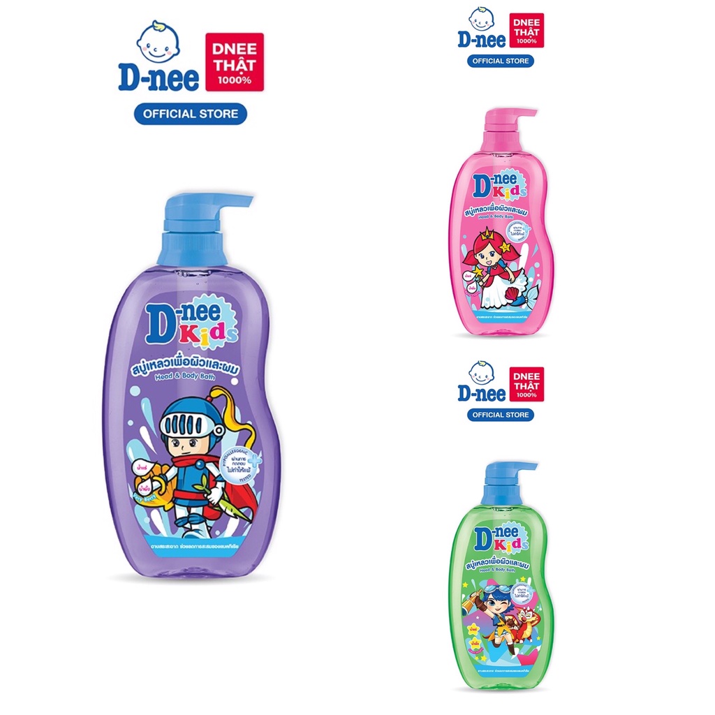 [CHÍNH HÃNG] Sữa tắm gội toàn thân thơm mát cho bé 400ml Dnee
