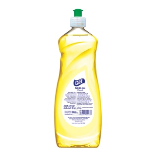 Nước rửa chén Gift (Chanh/ Trà Chanh) 800g
