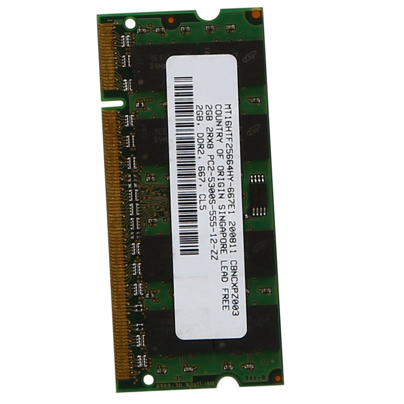 Thẻ Nhớ ram 2gb ddr2 ram 667mhz pc2 5300 1.8v 200pin Cho intel amd ffefhrudh