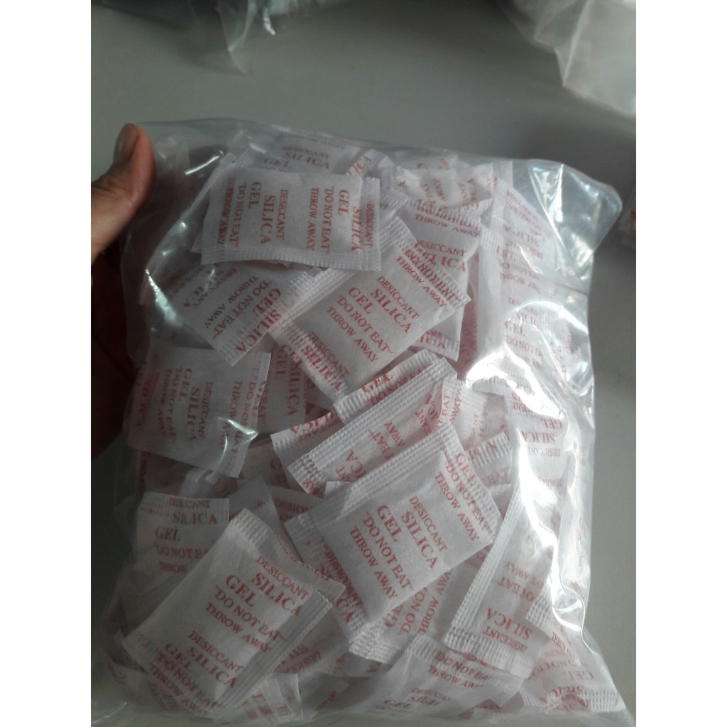 Gói hút ẩm 2g - 0.5 kg ( Khoảng 250 gói)